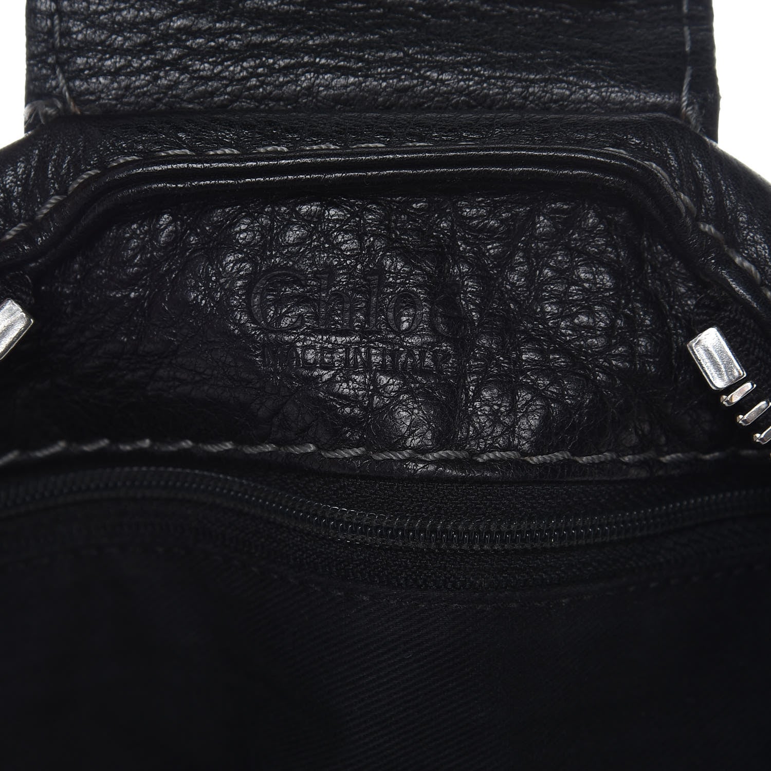 Chloe Calfskin Medium Paddington Satchel Black 6 of 18