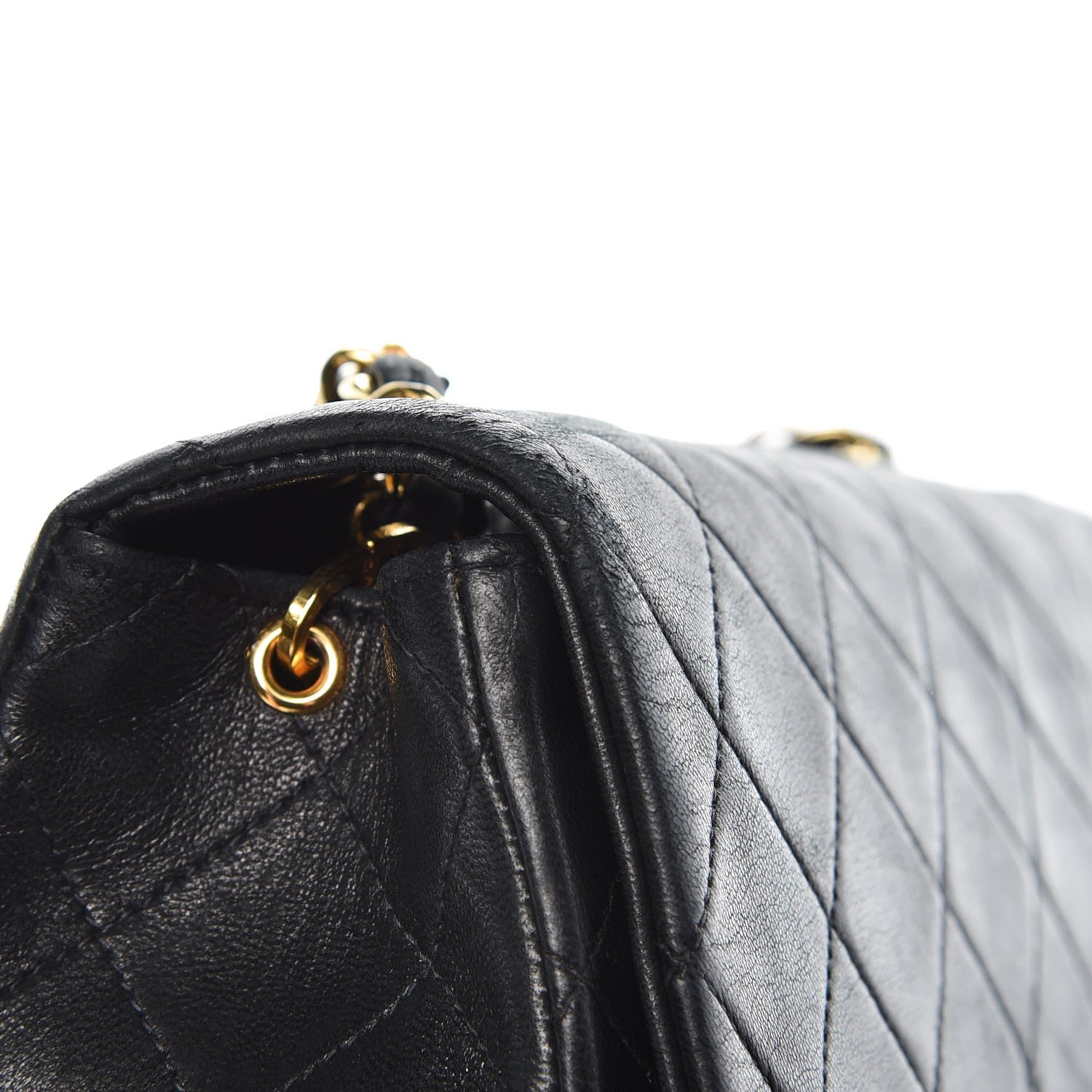 Chanel Lambskin Quilted Small Single Flap Black 18 of 19