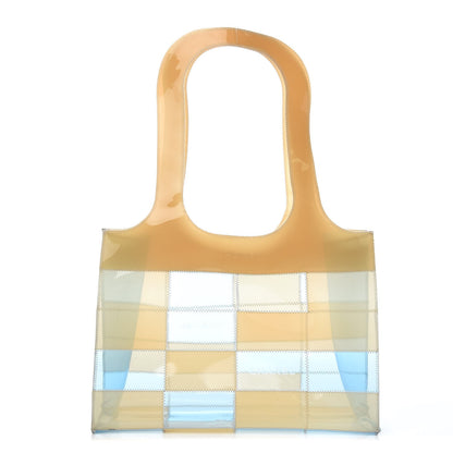 Chanel PVC Stitched Tote Beige Light Blue 1 of 10