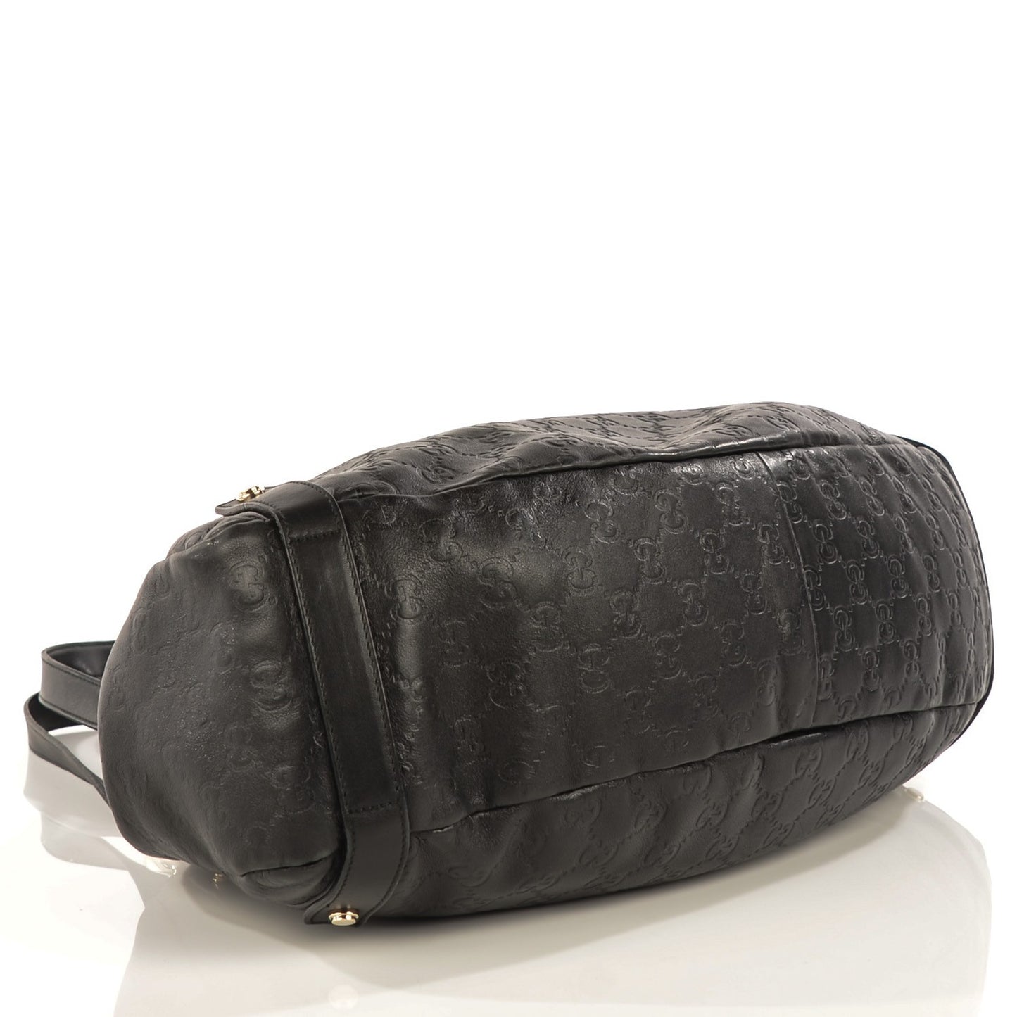 Guccissima Medium Abbey Shoulder Bag Black