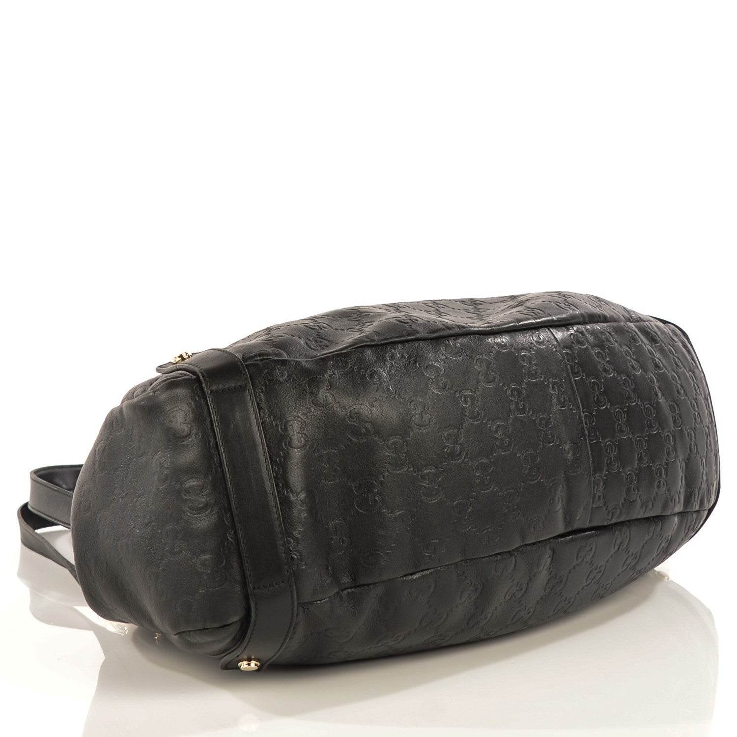 Gucci Guccissima Medium Abbey Shoulder Bag Black 4 of 7
