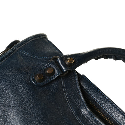 Balenciaga Agneau Classic Hardware Mini City Bleu Obscur 17 of 20