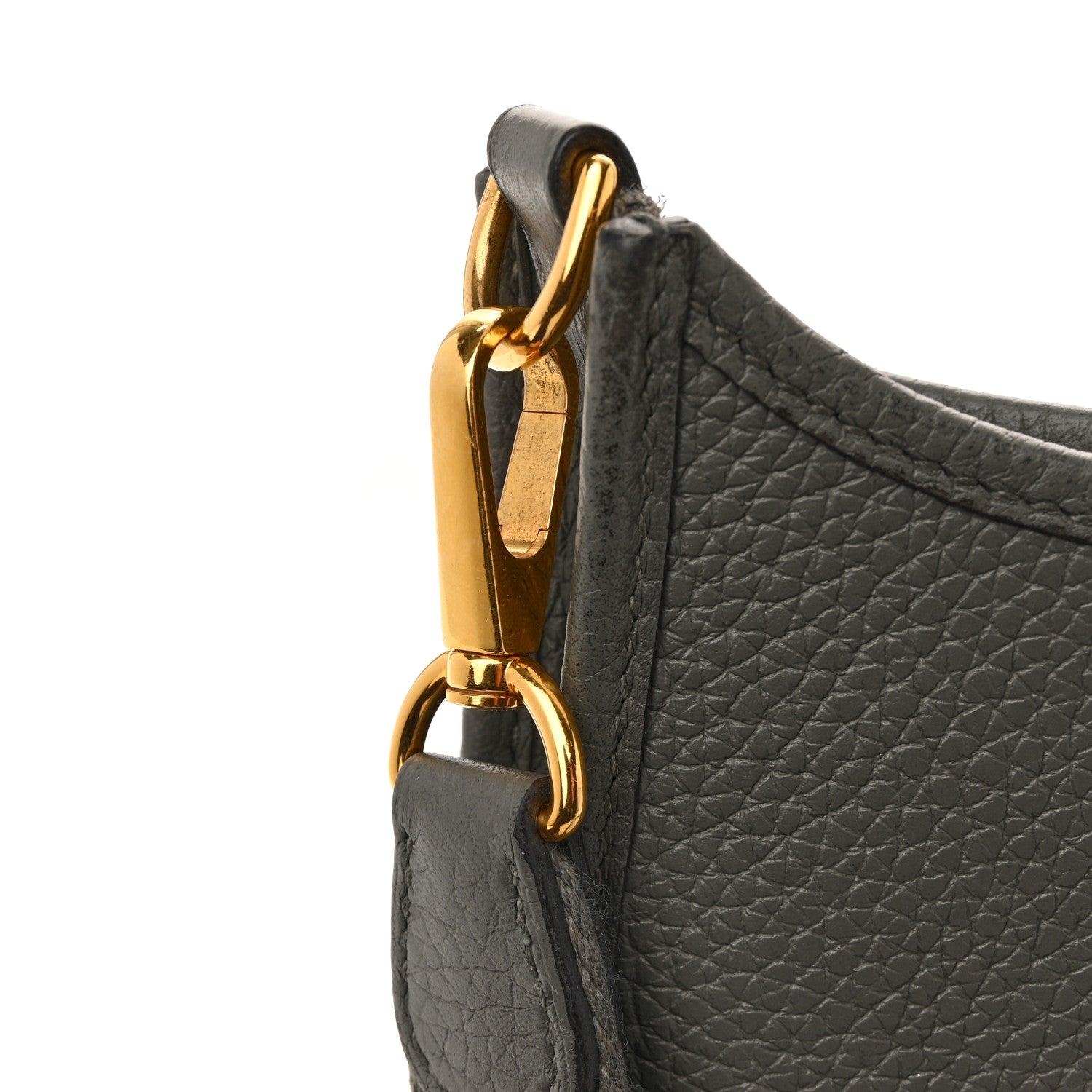 Hermes Taurillon Clemence Evelyne TPM Gris Meyer 11 of 17