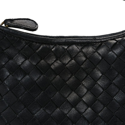 Bottega Veneta Nappa Intrecciato Pleated Mini Veneta Hobo Black 9 of 12