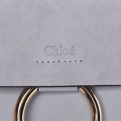 Chloe Suede Calfskin Mini Faye Bracelet Bag Light Cloud 8 of 10