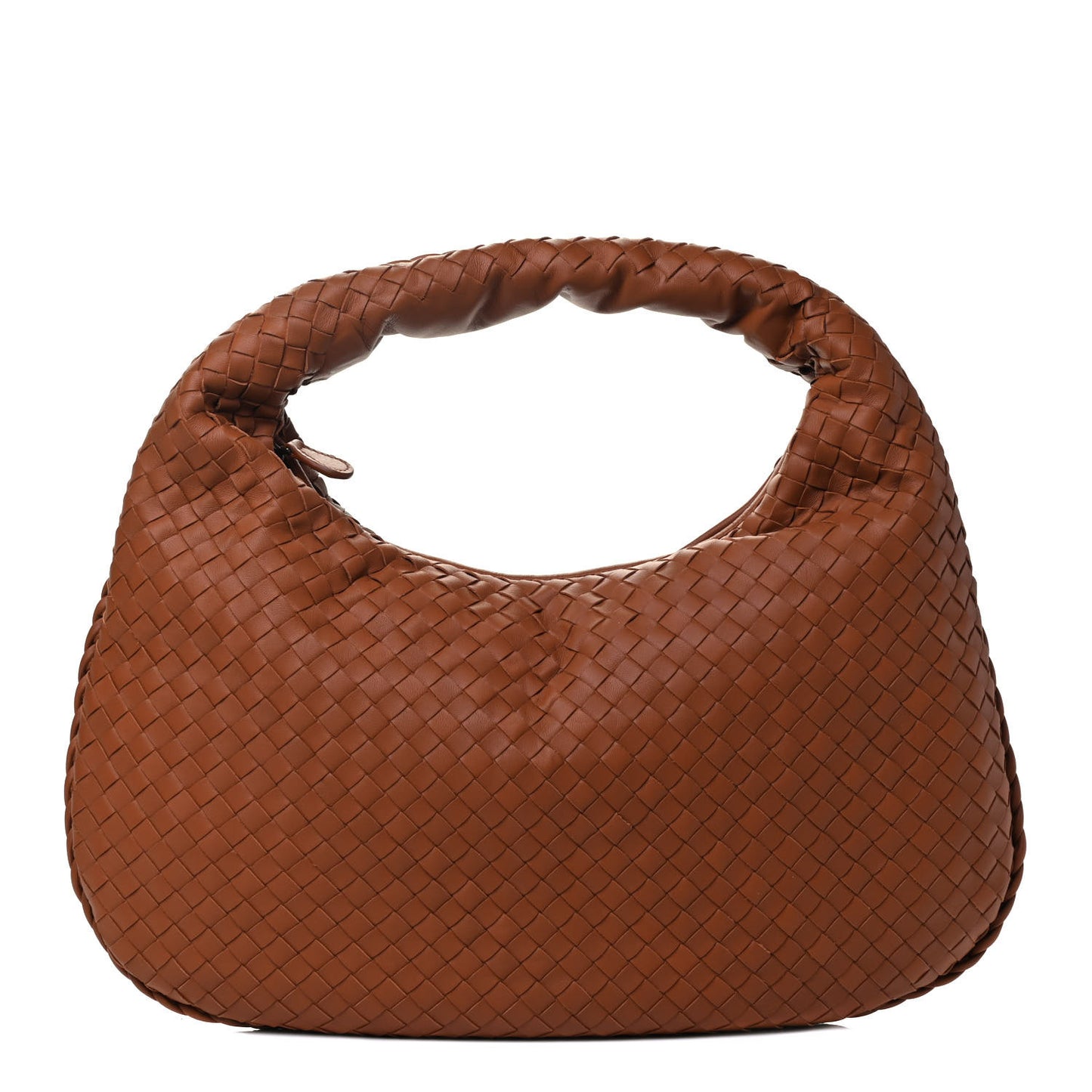 Nappa Intrecciato Medium Veneta Hobo Noce