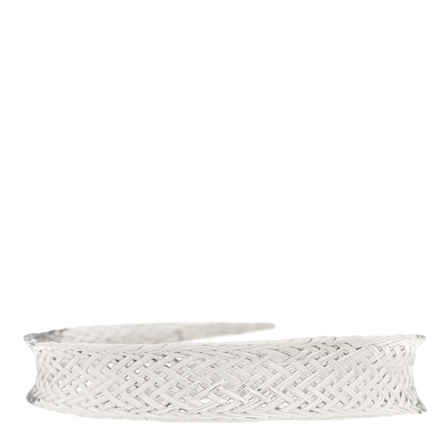 Tiffany Sterling Silver Weave Bangle Bracelet 2 of 3