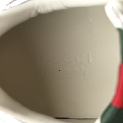 Gucci Guccissima Mirror Effect Womens Re-Web Sneakers 37.5 Silver 8 of 11