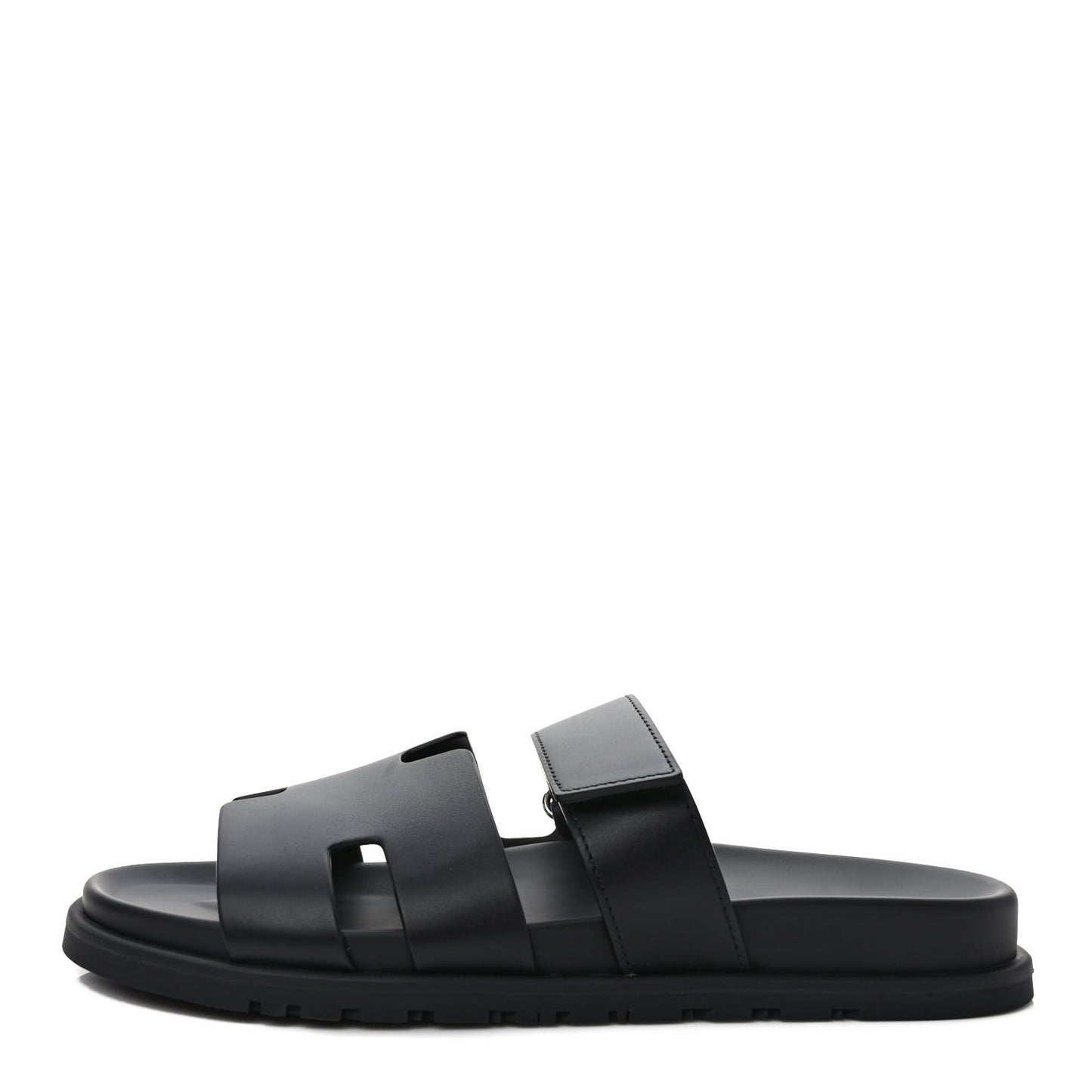 Calfskin Mens Chypre Sandals 42 Black