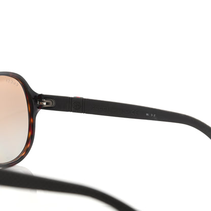 Gucci Acetate Polarized Web Aviator Sunglasses GG 1065/ S Tortoise 6 of 11