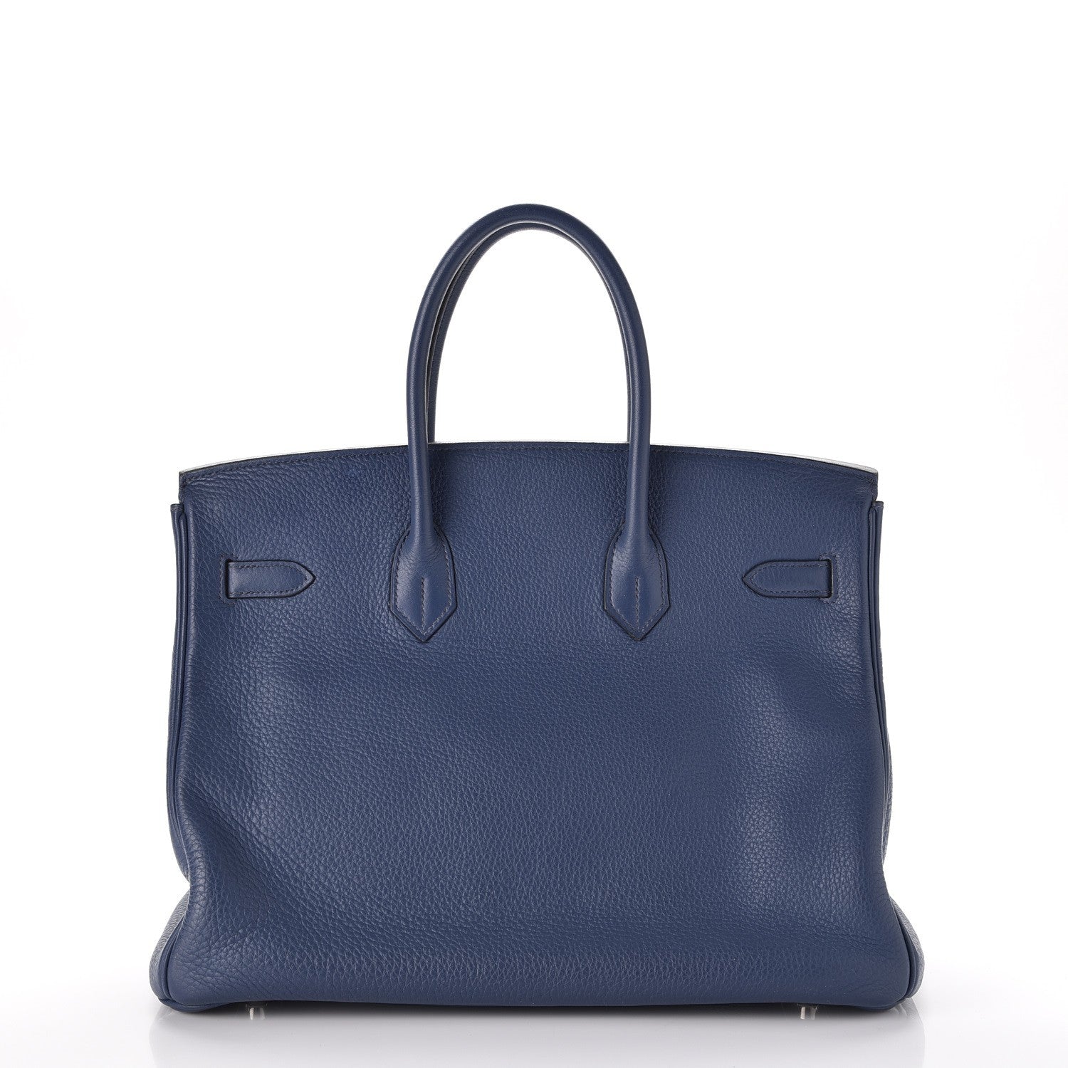 Hermes Taurillon Clemence Birkin 35 Bleu Brighton 4 of 34