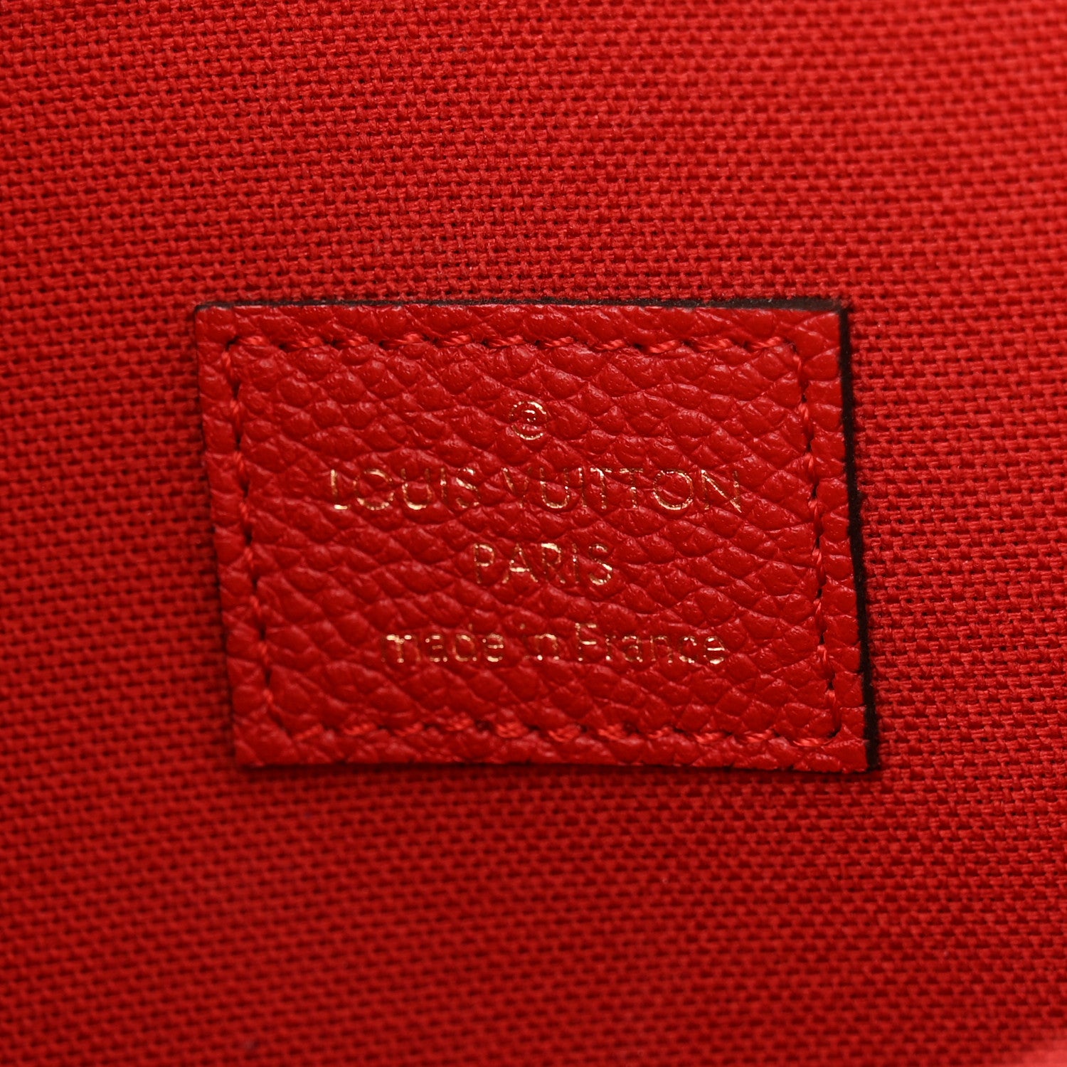 Louis Vuitton Empreinte Pochette Felicie Chain Wallet Scarlet 7 of 11