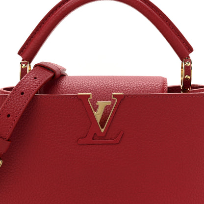 Louis Vuitton Taurillon Capucines BB Scarlet Red 8 of 11