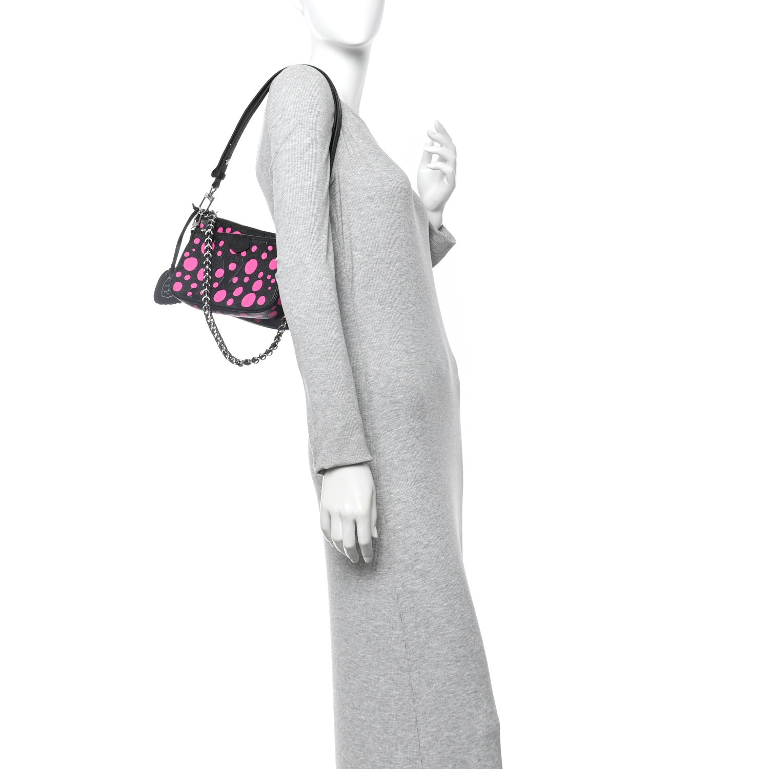 Louis Vuitton LV X YK Empreinte Multi Pochette Accessories Black Fuchsia 2 of 10