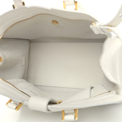 Saint Laurent Calfskin Small Classic Y Cabas White 4 of 4