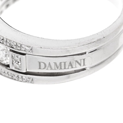 Damiani 18K White Gold Diamond Belle Epoque Band Ring 53 6.25 4 of 6