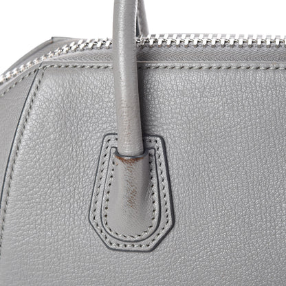 Givenchy Sugar Goatskin Mini Antigona Pearl Grey 8 of 9