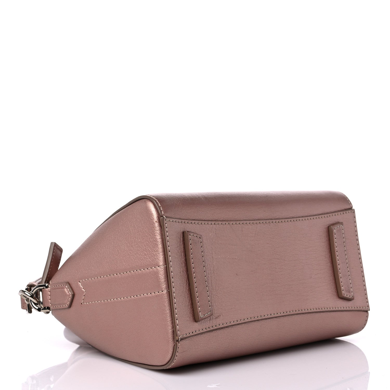 Givenchy Metallic Sugar Goatskin Mini Antigona Light Pink 4 of 13