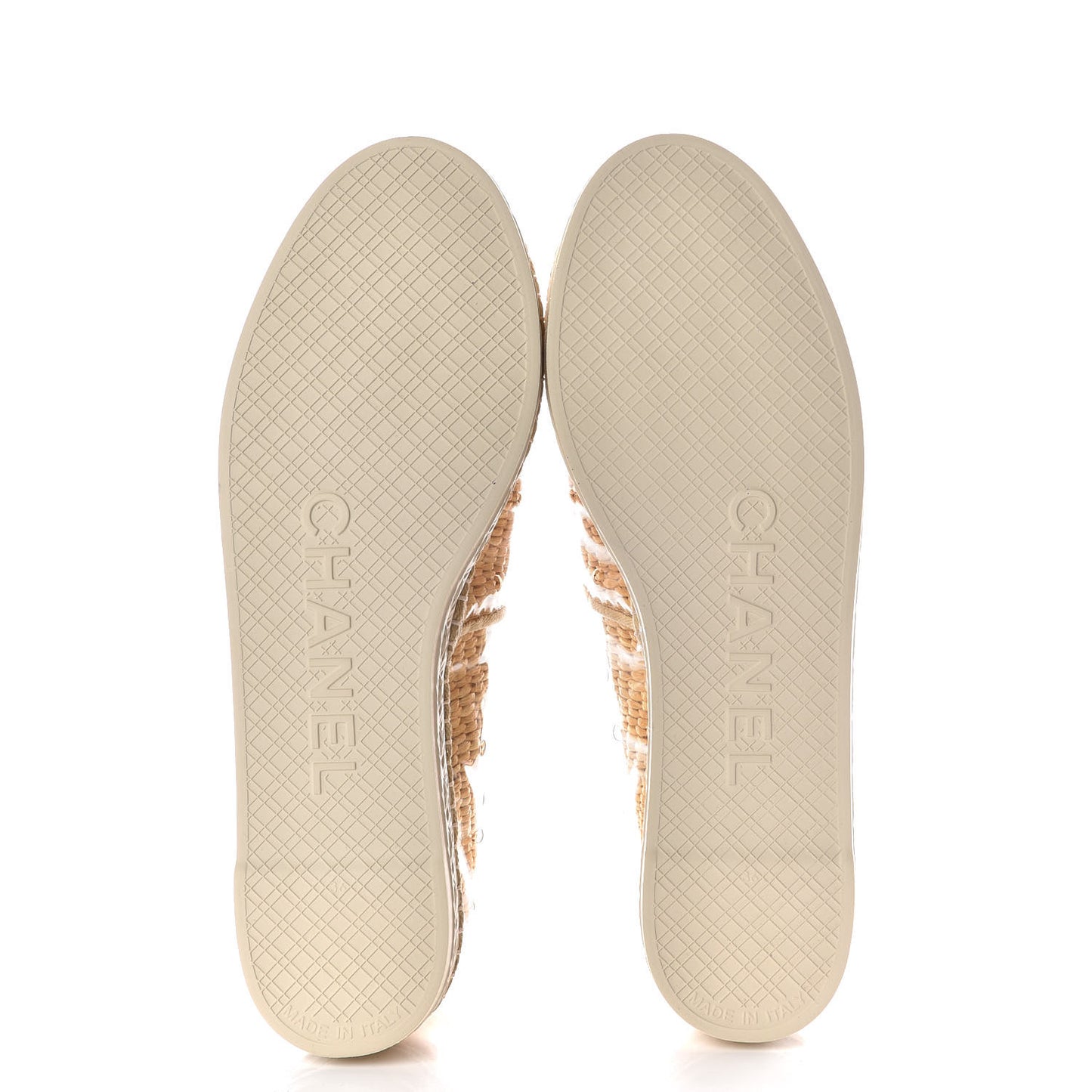 PVC Raffia CC Espadrilles 36 Beige