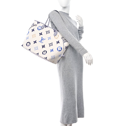 Louis Vuitton Monogram Canvas By The Pool Hamptons 2.0 Neverfull GM Blue 2 of 13