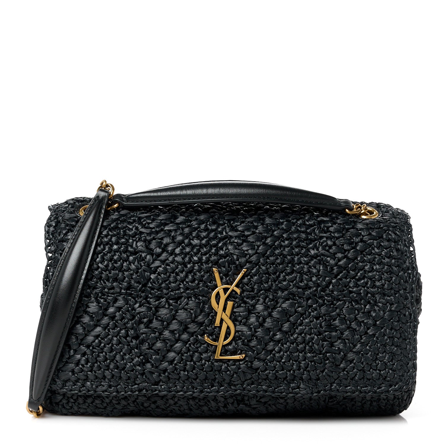Saint Laurent Raffia Monogram Medium Jamie Black 1 of 11