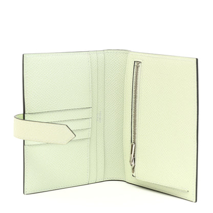 Hermes Epsom Bearn Compact Wallet Vert Fizz 5 of 8