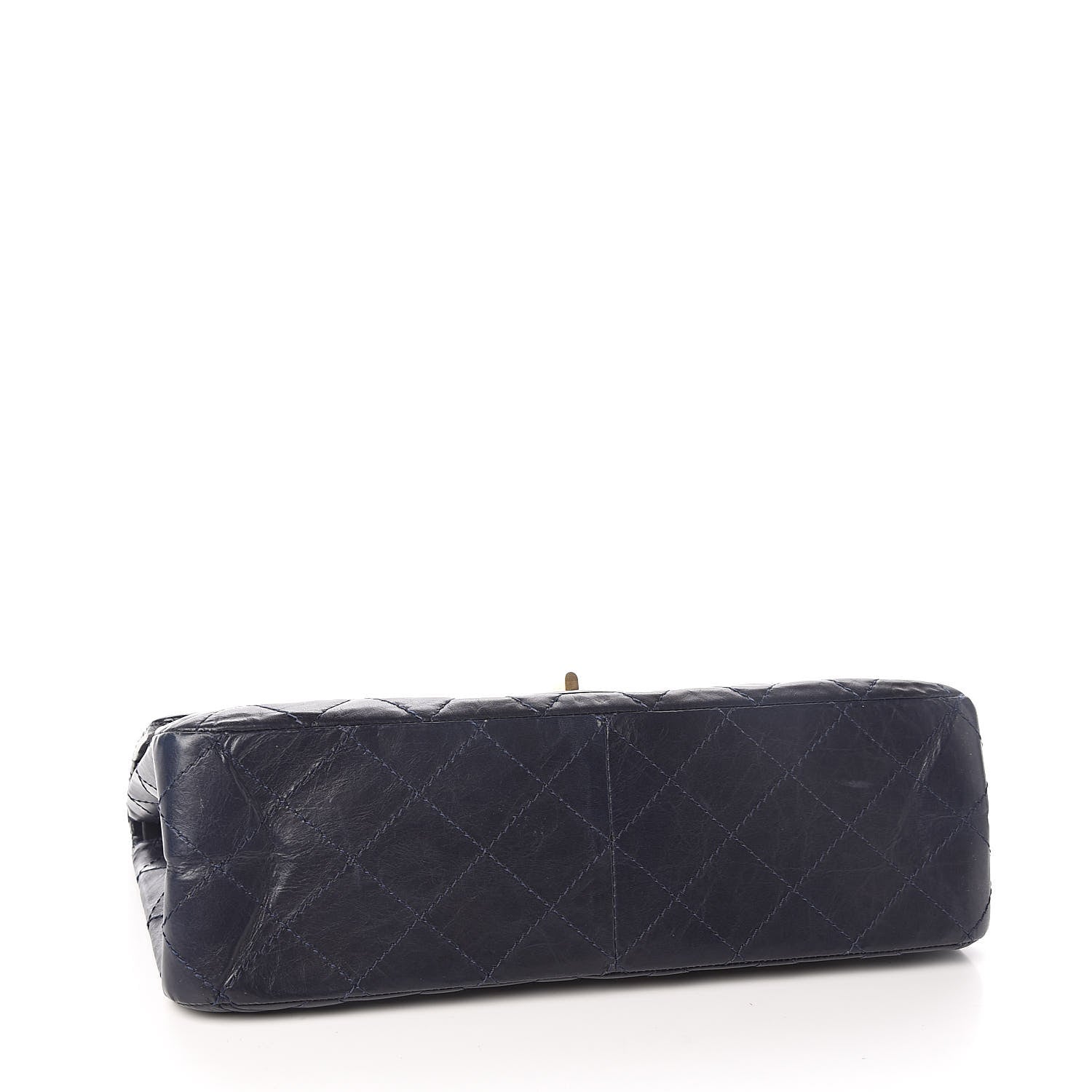 Chanel Aged Calfskin Quilted 2.55 Reissue 227 Flap Navy Blue 4 of 10