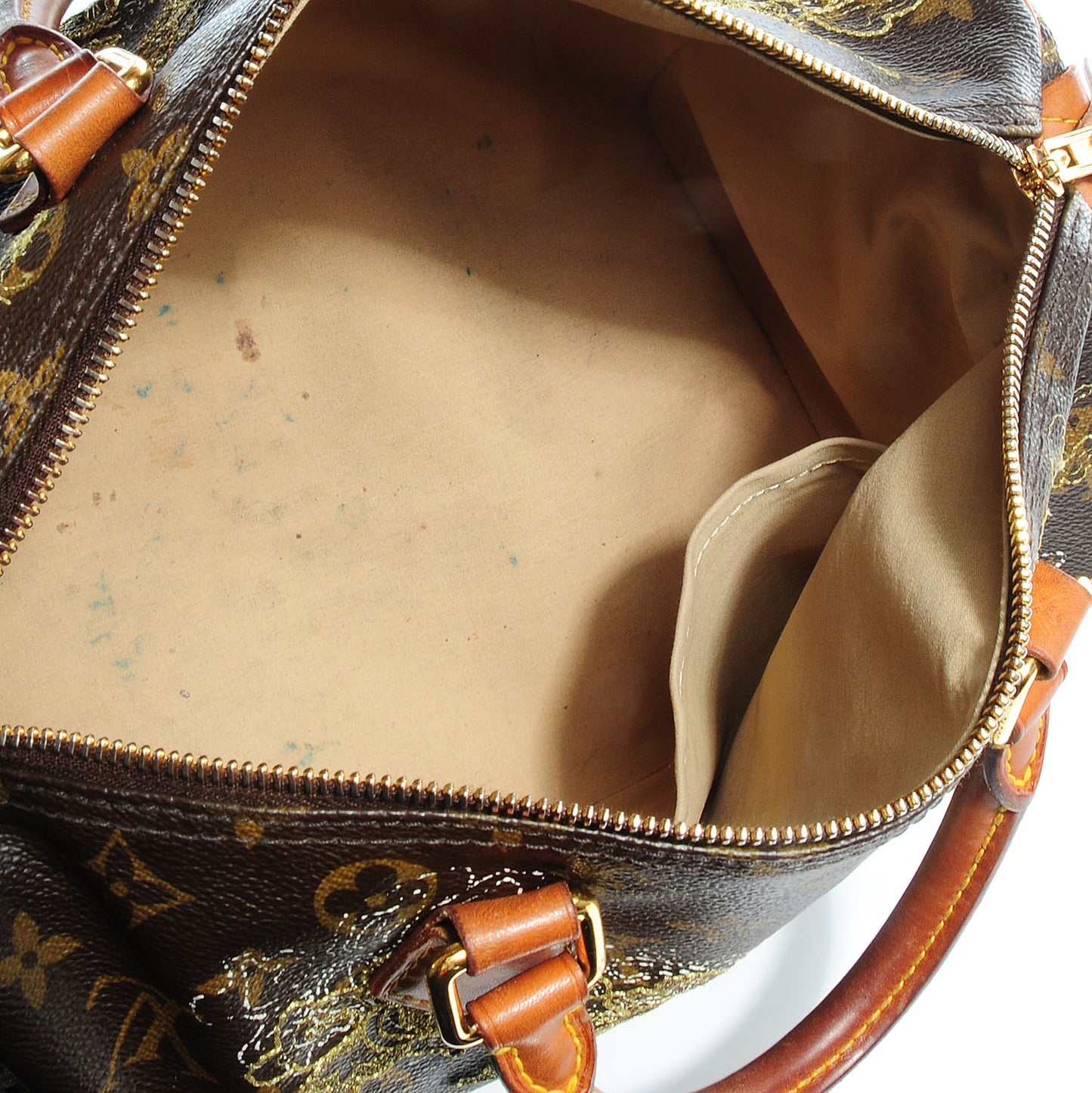 Monogram Dentelle Speedy 30 Gold