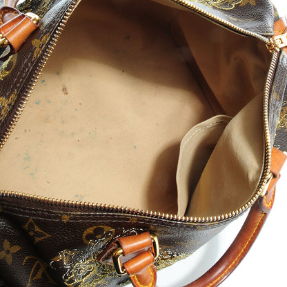 Louis Vuitton Monogram Dentelle Speedy 30 Gold 9 of 9
