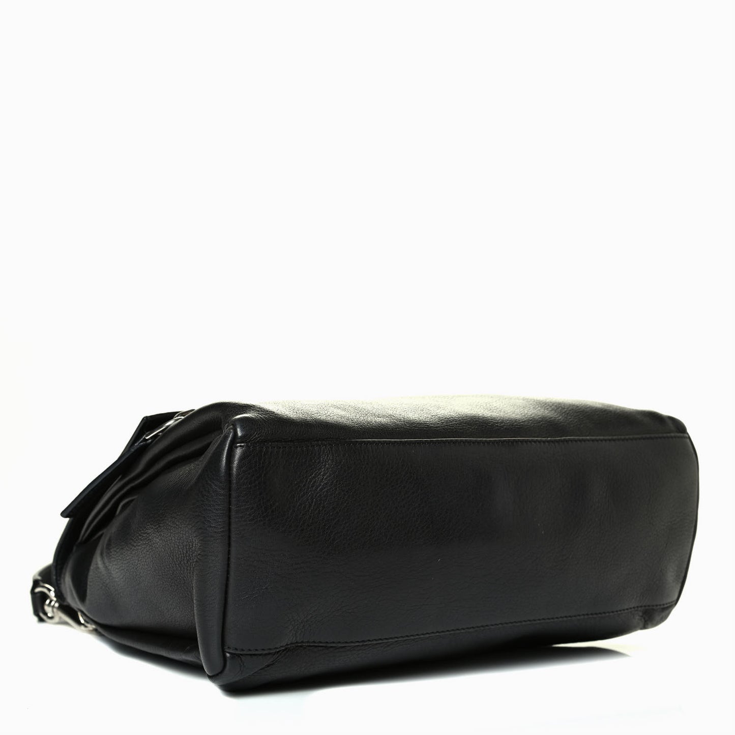 Calfskin Small Pandora Pure Flap Bag Black