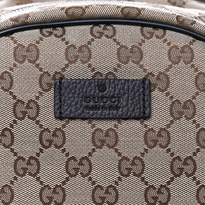 Gucci Monogram Travel Backpack Dark Brown 8 of 10