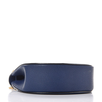 Chloe Grained Lambskin Mini Drew Shoulder Bag Royal Navy 4 of 9