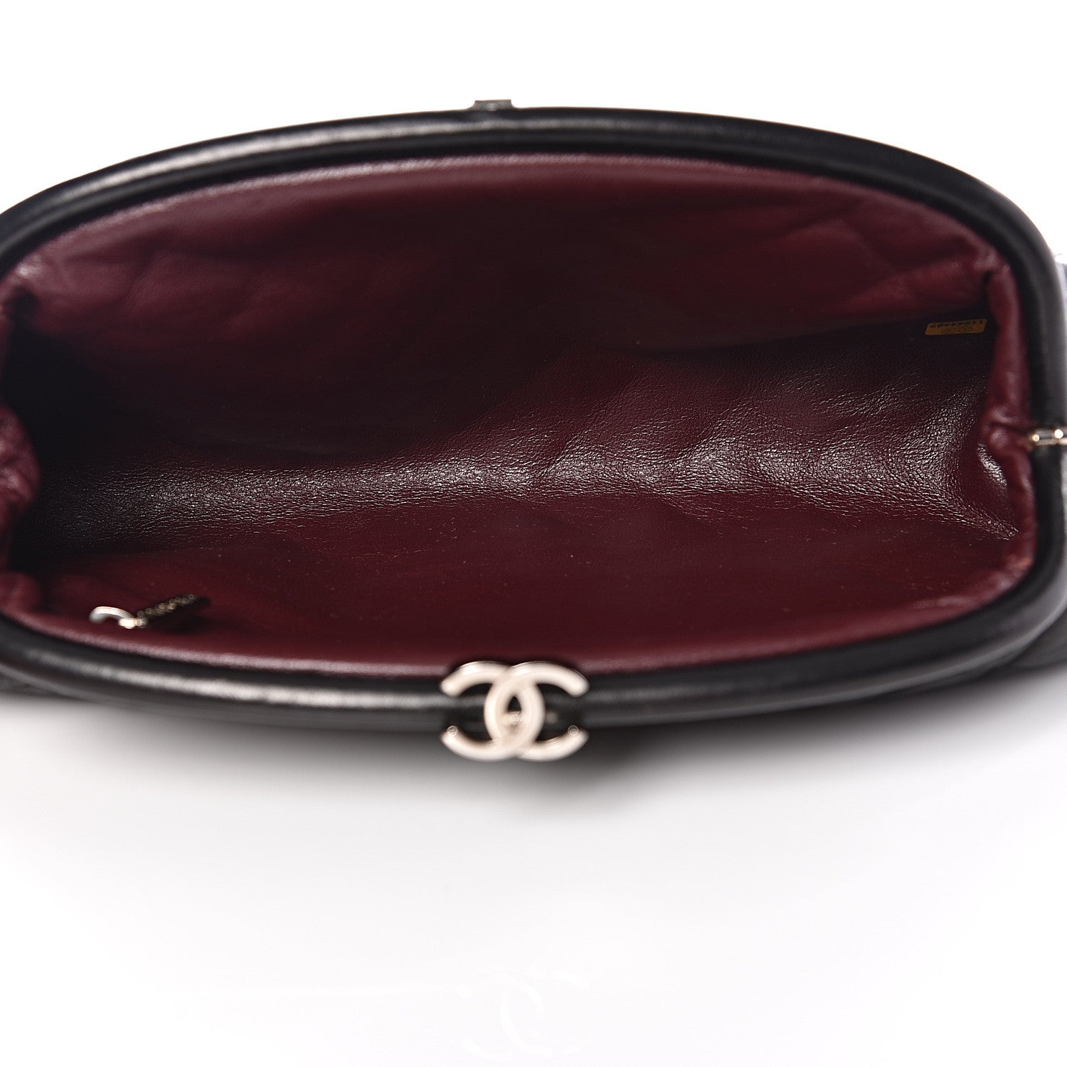 Chanel Lambskin Quilted Timeless Clutch Black 4 of 12