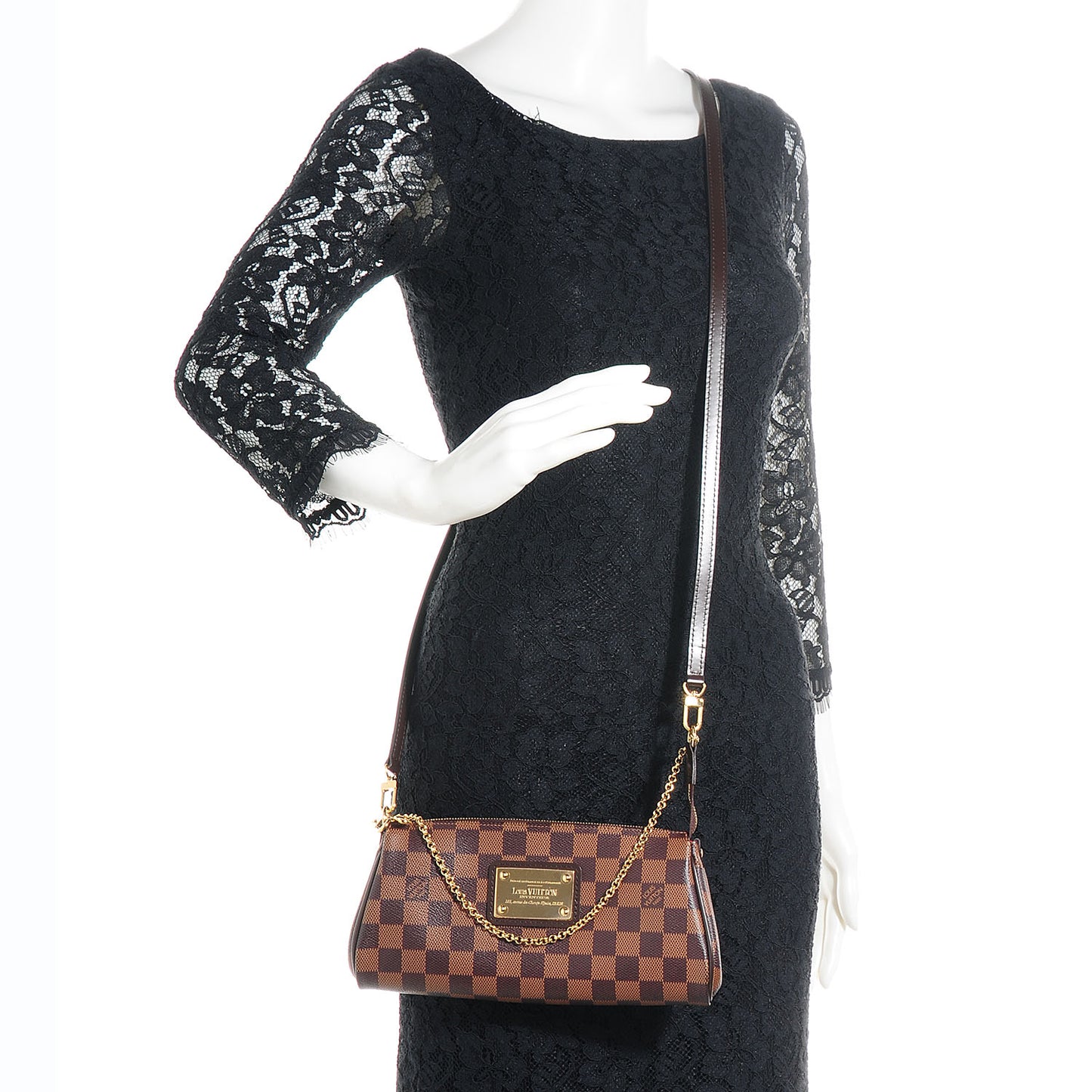 Damier Ebene Eva Clutch