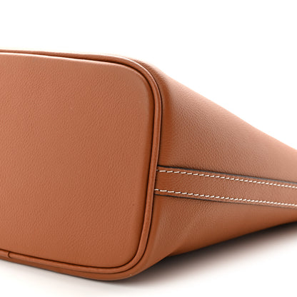 Louis Vuitton Calfskin Lock and Walk Bucket Cognac 10 of 10