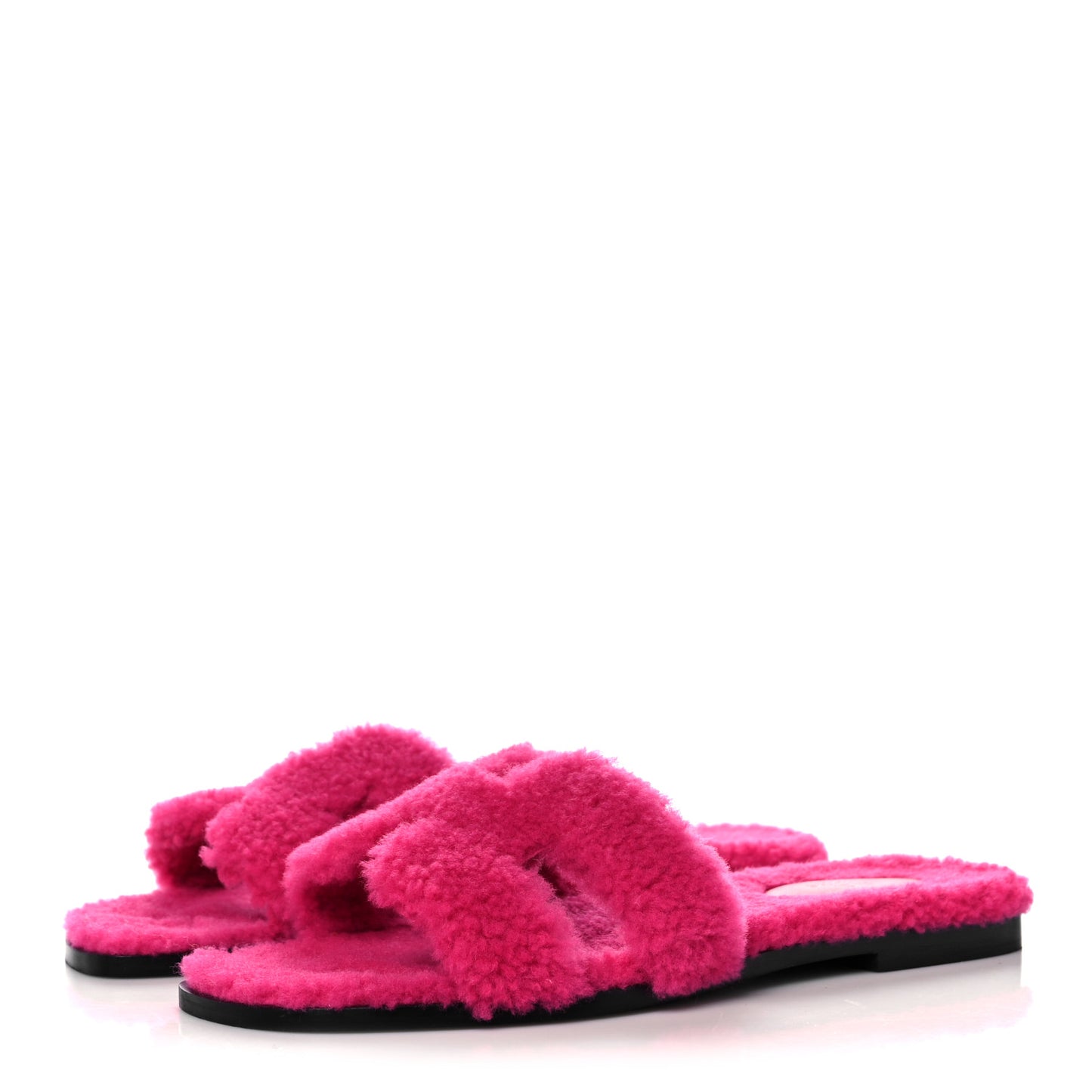 Woolskin Oran Sandals 39.5 Rose Fuchsia