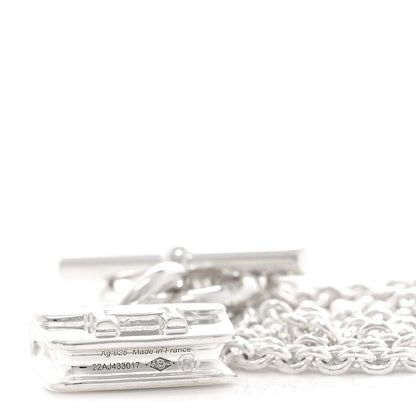Hermes Sterling Silver Constance Amulettes Pendant Necklace 5 of 5
