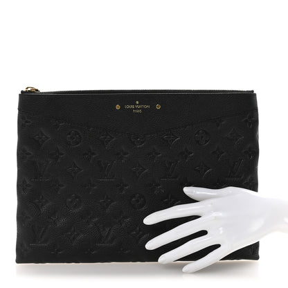 Louis Vuitton Empreinte Daily Pouch Black 2 of 6