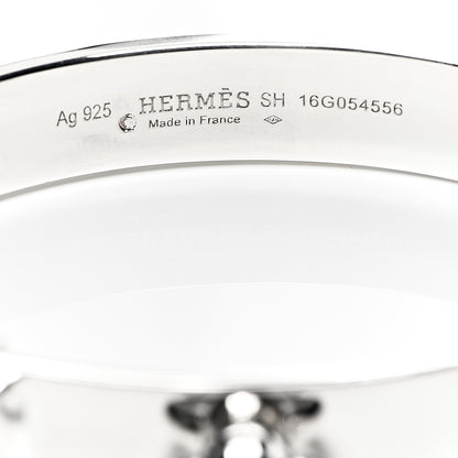 Hermes Sterling Silver PM Collier De Chien Bracelet SH 3 of 5