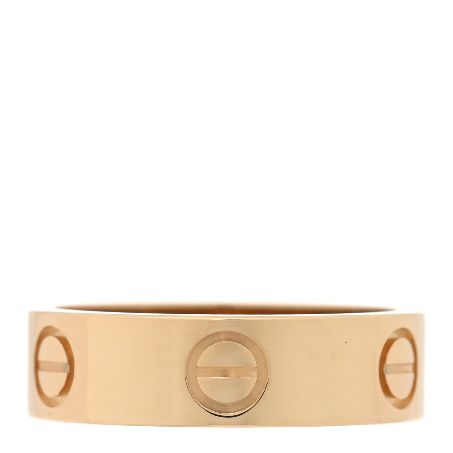 18K Yellow Gold 5.5mm LOVE Ring 54 6.75