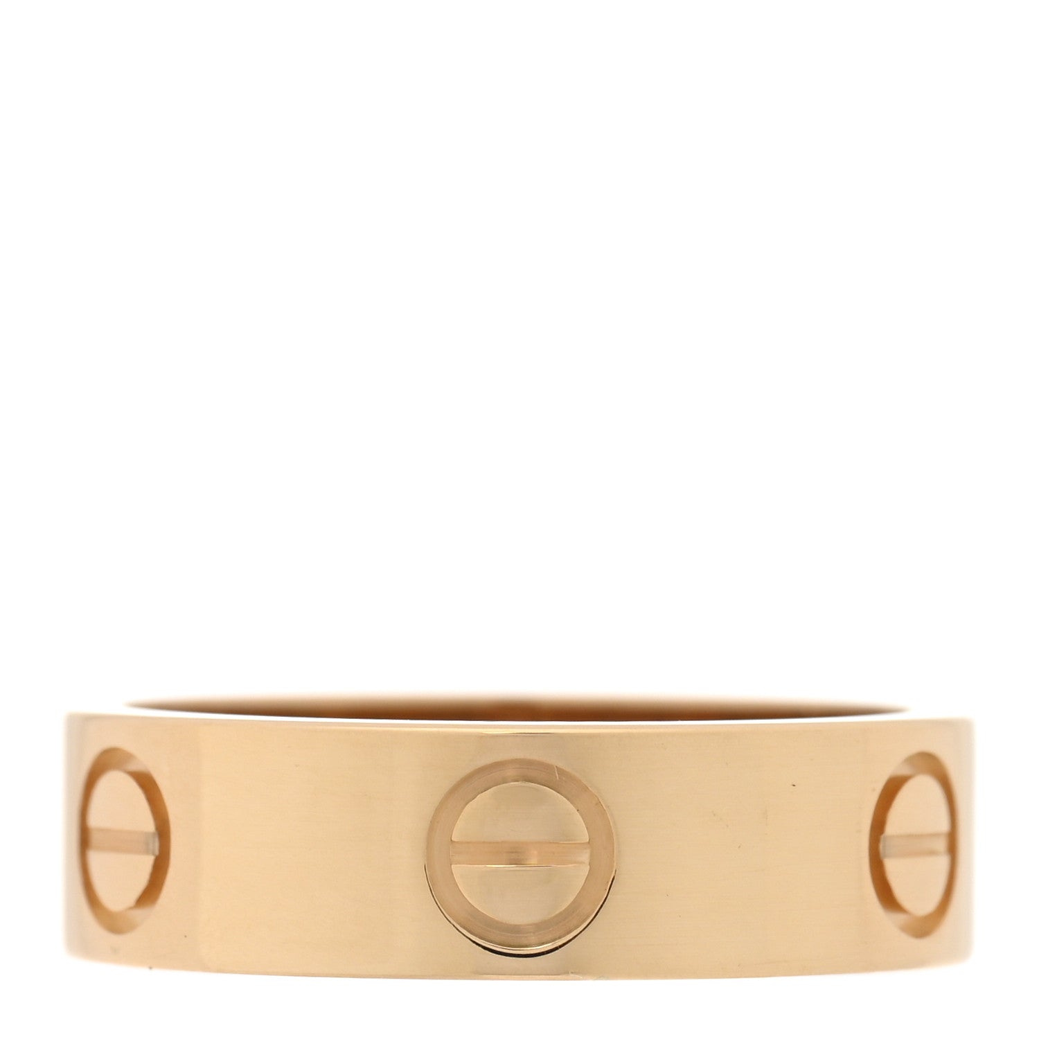 Cartier 18K Yellow Gold 5.5mm LOVE Ring 54 6.75 1 of 5