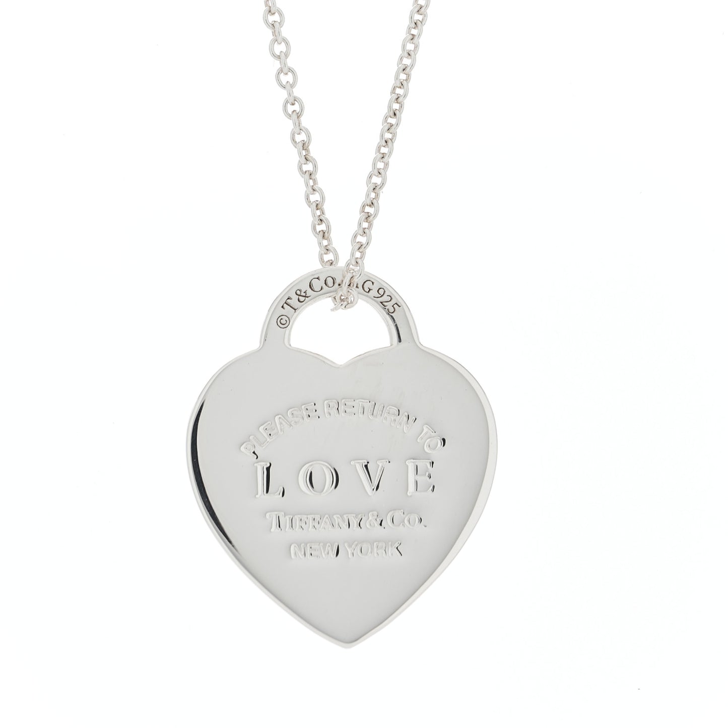 Sterling Silver Return To Tiffany Love Pendant Necklace
