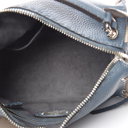 Fendi Cuoio Romano Selleria Vitello Dolce Lace Up Lei Boston Tote Tempesta Latte Corda 5 of 9