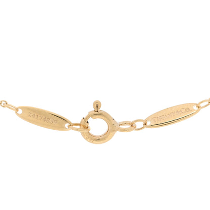 Tiffany 18K Yellow Gold Diamond .44ct Elsa Peretti Diamonds by the Yard Pendant Necklace 4 of 4