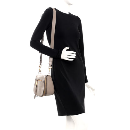Marc Jacobs Pebbled Calfskin Recruit Nomad Crossbody Mink 2 of 24