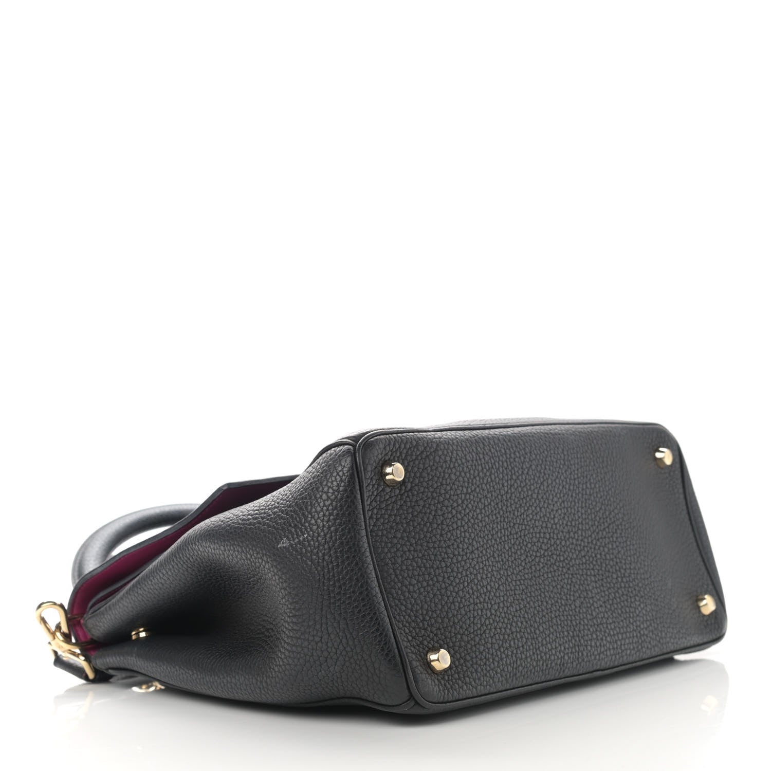 Christian Dior Bullcalf Medium Be Dior Flap Black Fraise 4 of 19