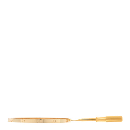 Cartier 18K Yellow Gold Small LOVE Bracelet 18 4 of 8
