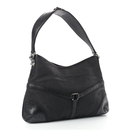 Gucci Canvas GG Reins Shoulder Bag Black 3 of 10