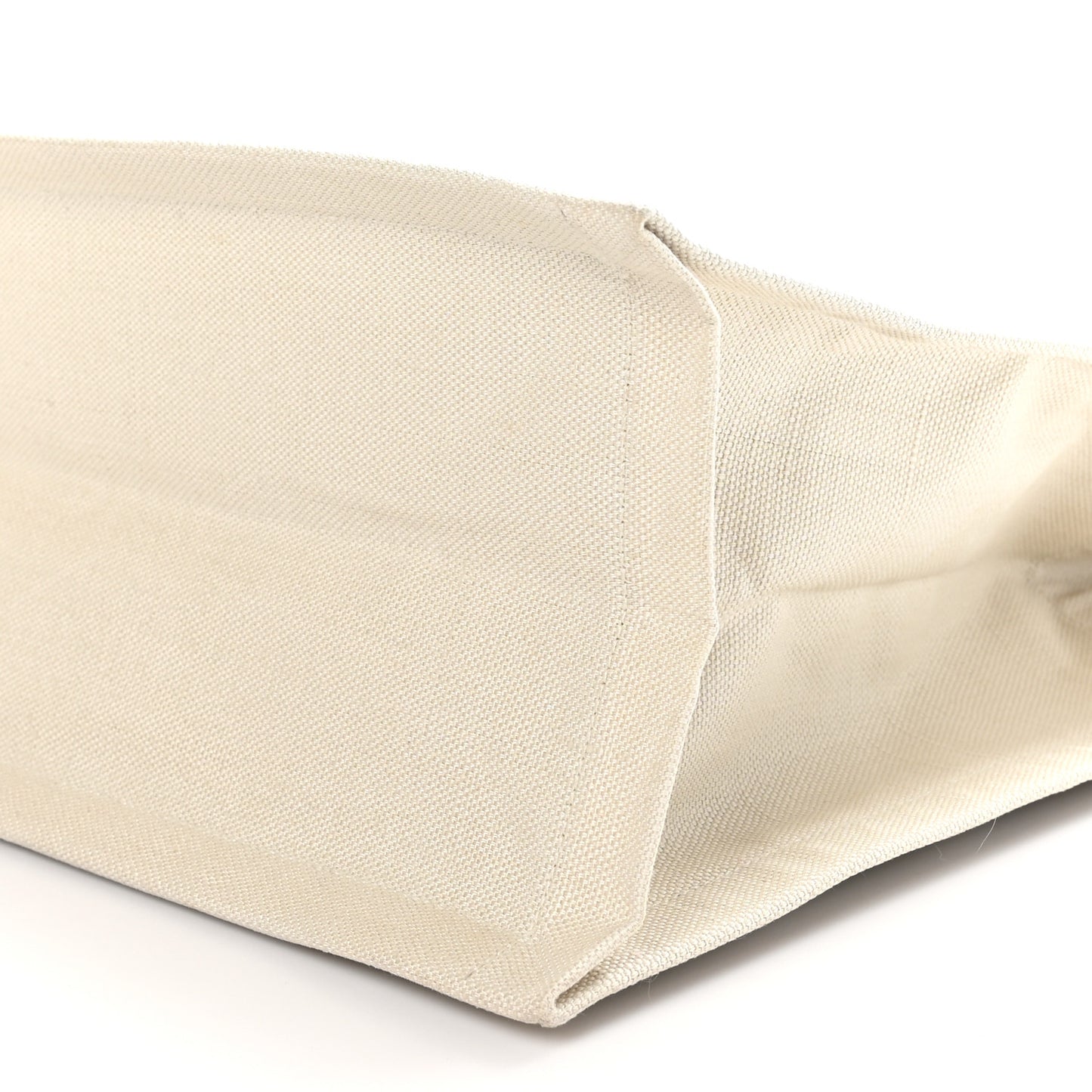 Linen Calfskin Small Rive Gauche Tote Military Green Blanc Vintage