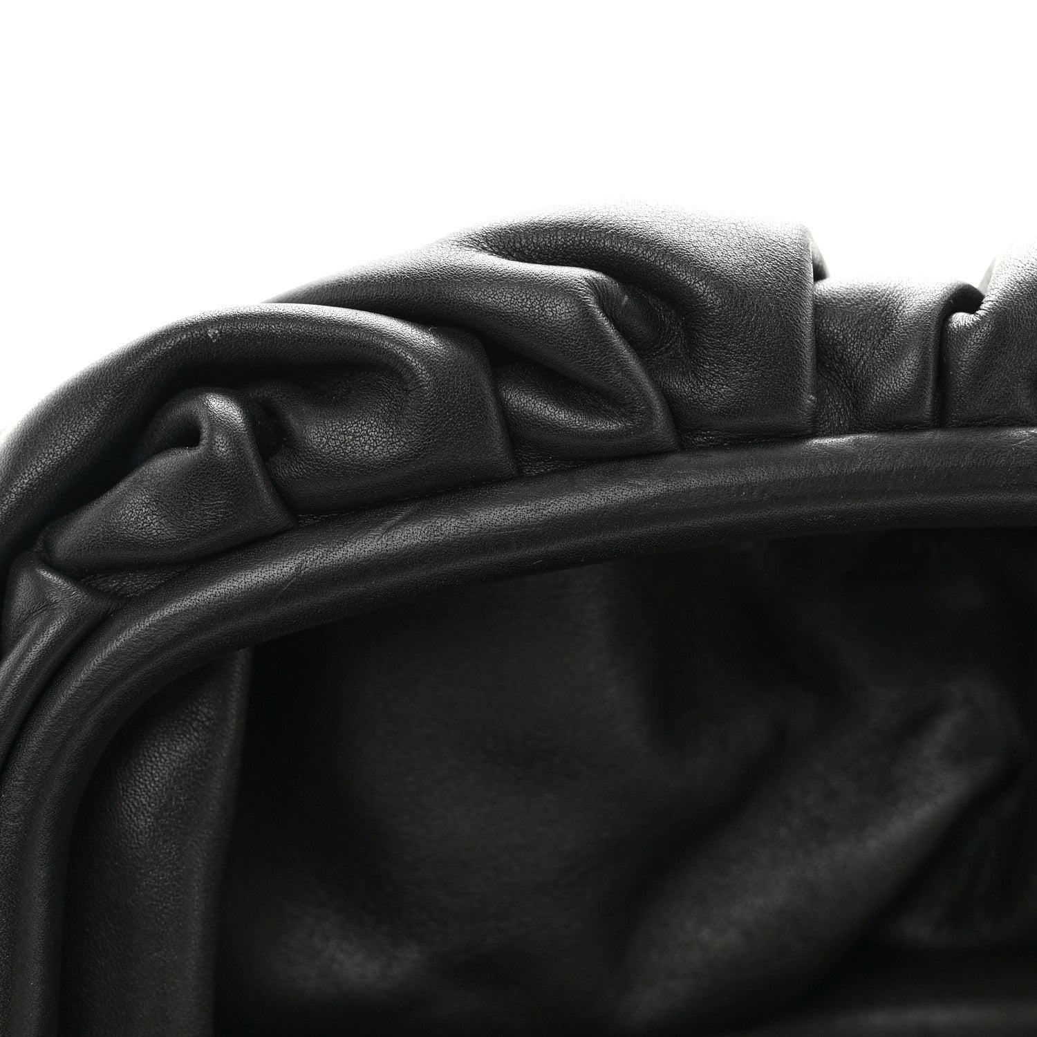 Bottega Veneta Smooth Butter Calf The Pouch Oversized Clutch Black 11 of 11